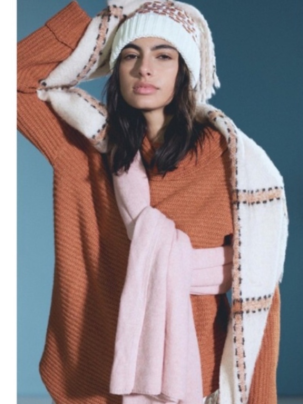Anthropologie Pilcro Cowl Neck Ribbed Sweater - Picture 2 of 16